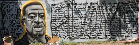 The man behind the Manette mural of George Floyd: list of black men killed ‘hits very hard’